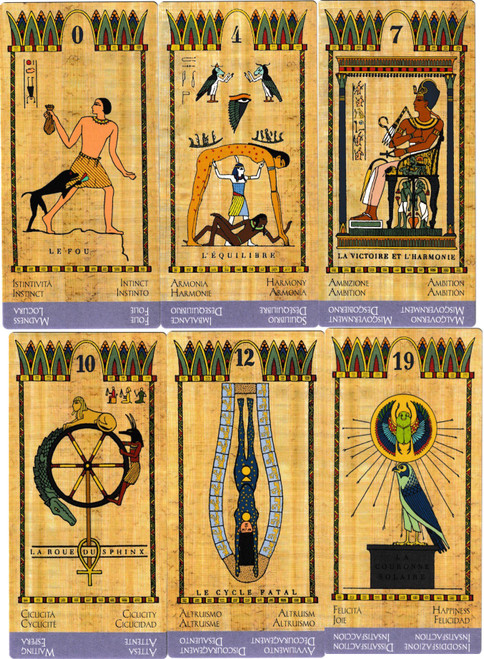 EGYPTIAN TAROT SCHWALLER 1926 EGYPTIAN TAROT SCHWALLER 1926