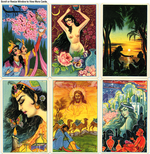 Hafez Fortunetelling cards (erotic)
