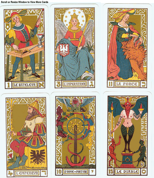 Jeu de cartes : Tarot Oswald Wirth (78 cartes + Livret): 9783905017823