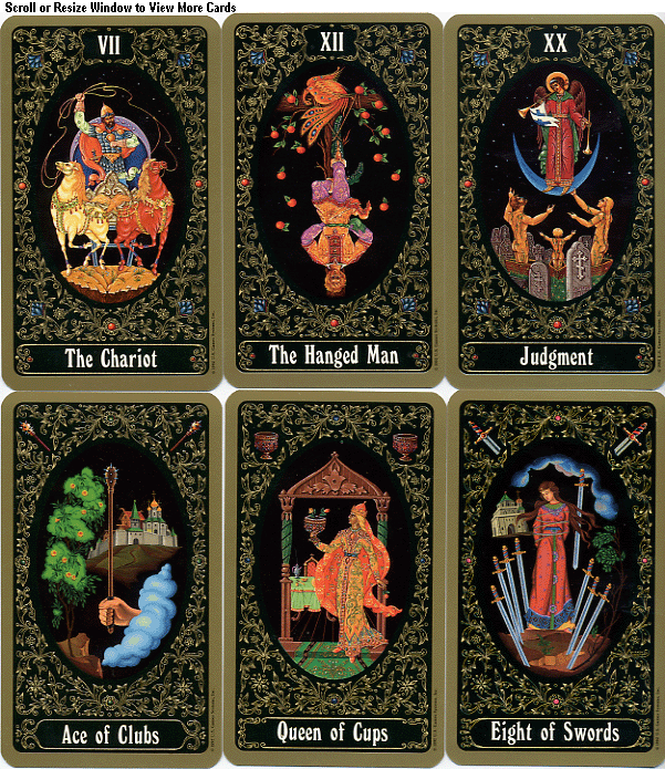 Russian Gypsy Fortune Telling Cards The Tarot Garden