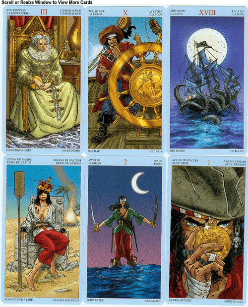 the pirate caribbean hunt lady tarot