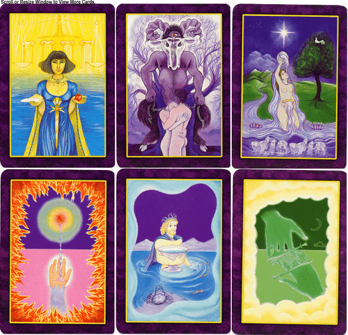 Amazon.co.jp: Aura Soma Tarot Tarot Cards 0-99 : Toys & Games