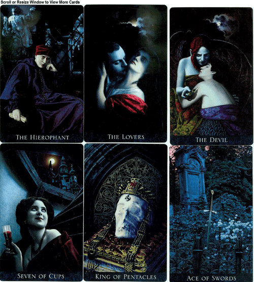 Bohemian Gothic Tarot (deck/book kit) (first edition) - The Tarot