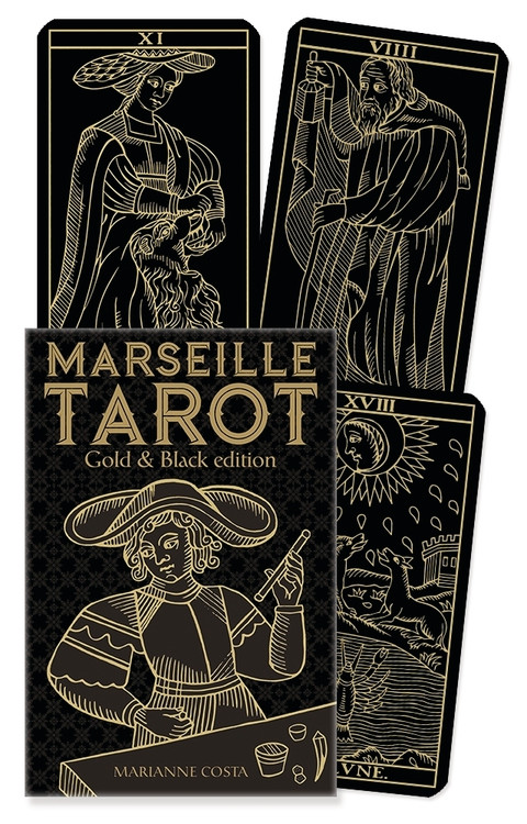 Marseille Tarot Gold & Black Edition - The Tarot Garden