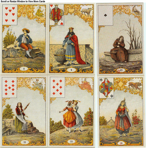 ピアトニック　Le Jeu Du Destin Antique 占いカード Le Jeu du Destin Antique - The Tarot Garden