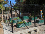7.5ft Tall Poly and Metal Fence Kit XO8