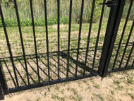 Barrier on Aluminum Fence