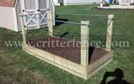 Garden fence using conduit
