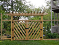 Nice wood framing and gates using Critterfence 1100 Maryland