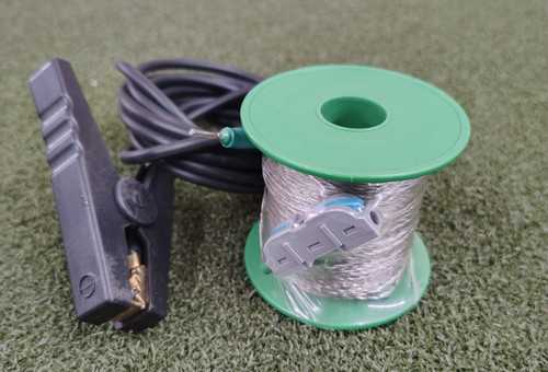 125ft Ground Wire + Grounding Clamp