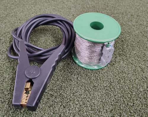 250ft Ground Wire + Grounding Clamp