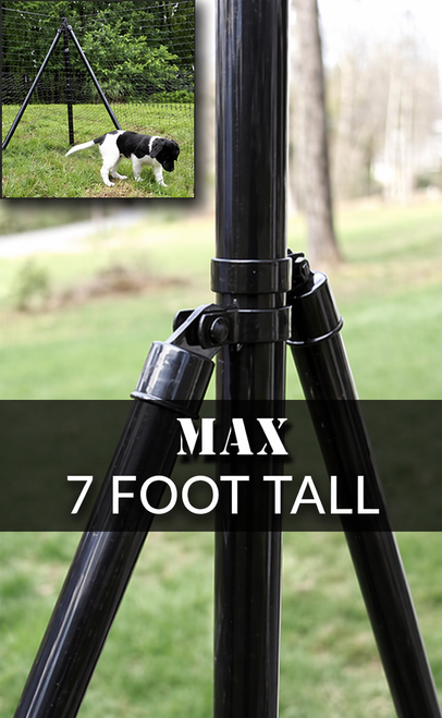 7 Foot Corner Post With Two Braces