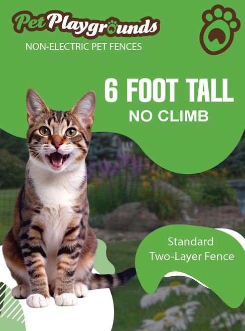 6 Foot Tall No Climb Standard Two-Layer Fence