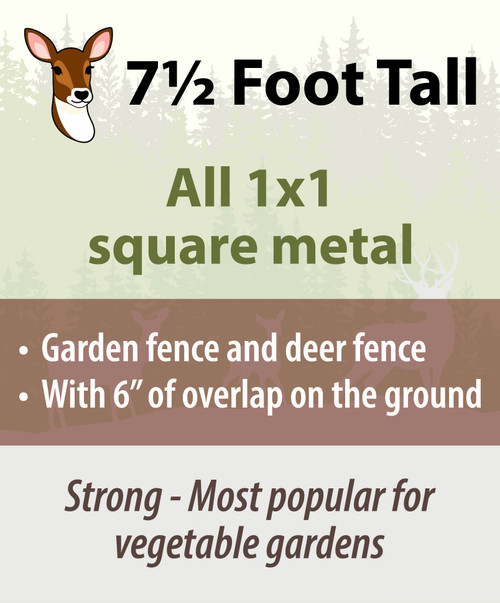 #M2 – 7.5FT all 1x1 Metal + Overlap