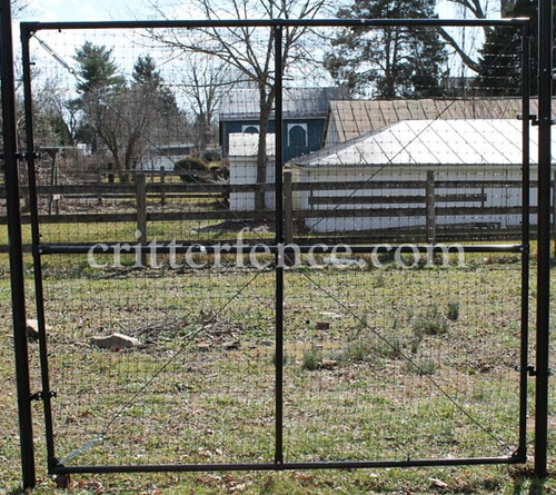 No-Climb 2-Way 7.5ft or 8ft Tall Single Leaf Driveway Gate