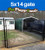 PP 5FT Tall x 14FT Wide Dual Leaf Driveway Gate