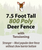 7.5ft 800 All Poly + Tensioning Deer Fence (100ft Kit)