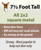 7.5ft All 2x2 Square Metal Deer Fence Kit — Per Foot