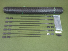 Fence Kit 20 Extend Up Two Extra Feet (Aluminum/Wood)
