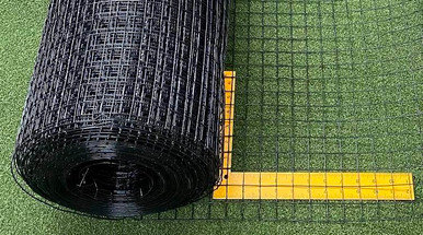 Critterfence 2x100 Metal Fence (Black – Welded Wire – 1x1 Inch)