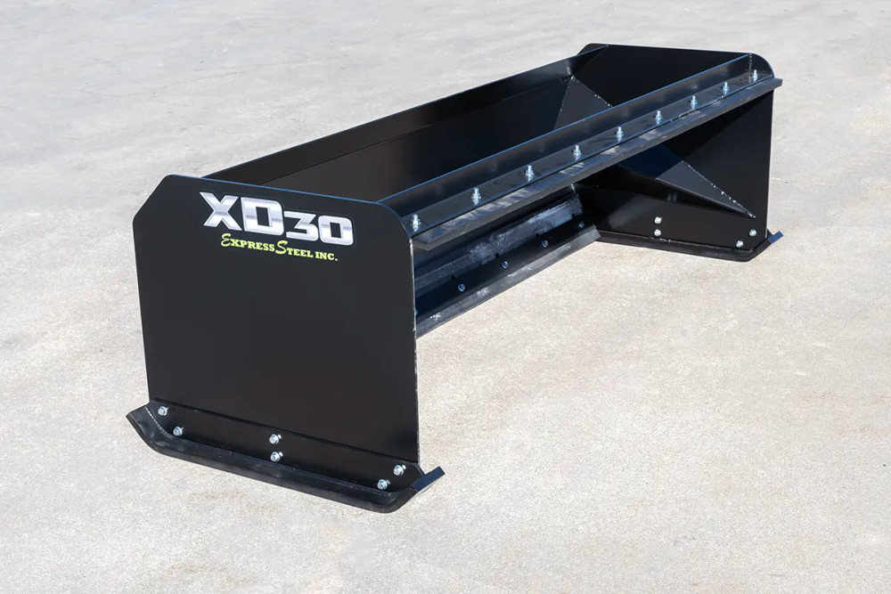 Buy 8' XD30 Pullback Snow Pusher-for JD and NH skid steers | Heavy
