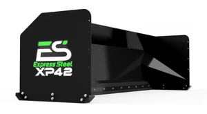 The Express Steel 12' XP42 HD Snow Pusher for a loader.