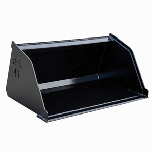 New Express Steel 48" Mini Bobcat Mulch/Snow Bucket New Express Steel 48" Mini Bobcat Mulch/Snow Bucket