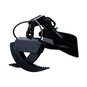 New Express Steel Mini Bobcat Log Grapple - Manual Rotation New Express Steel Mini Bobcat Log Grapple - Manual Rotation