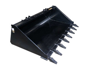 New Express Steel Tomahawk 72" Heavy Duty Low Profile Smooth Bucket with Teeth New Express Steel Tomahawk 72" Heavy Duty Low Profile Smooth Bucket with Teeth