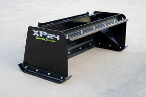 The Express Steel 5' XP24 Pullback Snow Pusher. The Express Steel 5' XP24 Pullback Snow Pusher.