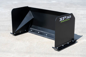 ES Attachments 8 foot XP30 skid steer snow pusher attachment for efficient snow removal ES Attachments 8 foot XP30 skid steer snow pusher attachment for efficient snow removal