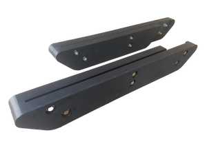 New Express Steel Poly Replacement XP36 Snow Pusher Shoes (1 Set)