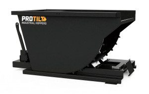 PROTILT 1/3 yard standard duty self dumping hopper with reinforced steel construction