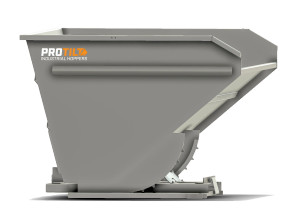 PROTILT 4 yard heavy duty self dumping hopper for maximum capacity handling
