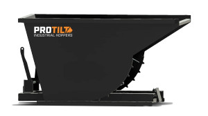 PROTILT 3/4 yard self dumping hopper with fork pockets