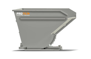 PROTILT 5 yard heavy duty self dumping hopper for large-scale industrial dumping