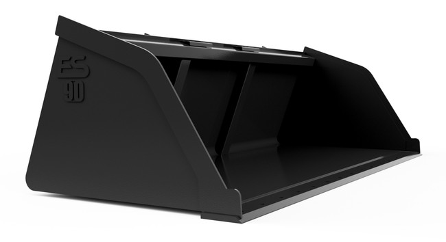 The Express Steel 90" Snow/Mulch Bucket.