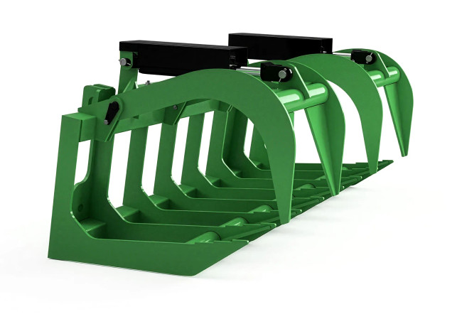 New Express Steel 60" John Deere Two-Cylinder Root Grapple