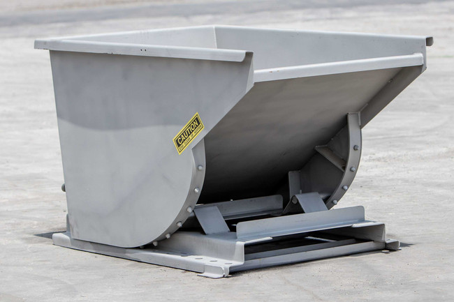 New Express Steel 1/2 Yard Wright Stainless Steel Self-Dumping Hopper