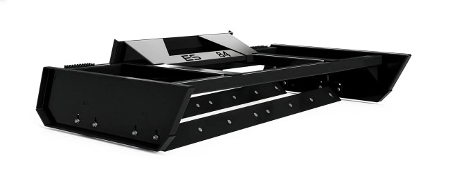 The Express Steel 84 inch grader skid steer attachment.