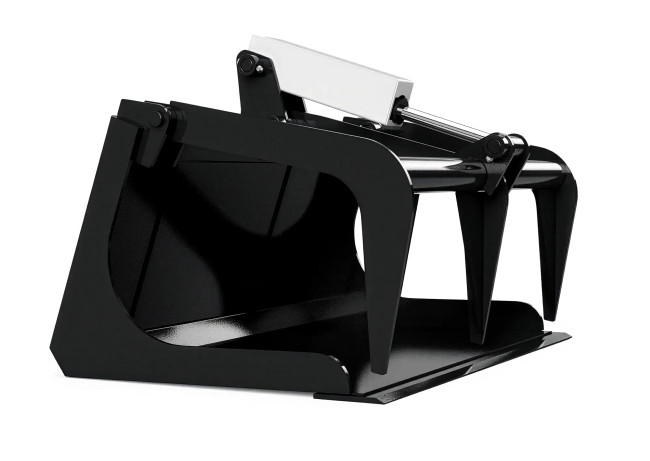 The Express Steel 42 inch Toro Dingo Solid Bottom Grapple.