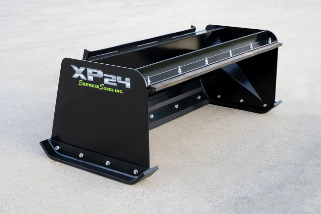 The Express Steel 5' XP24 Pullback Snow Pusher.