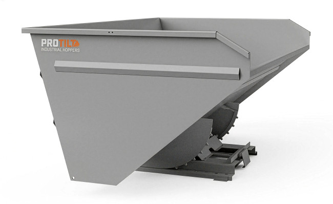 PROTILT 5 yard heavy duty self dumping hopper for large-scale industrial dumping