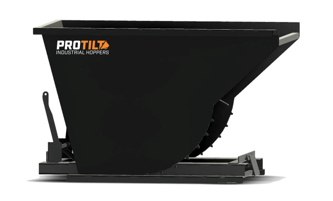 PROTILT 1 yard self dumping hopper for warehouses and job sites