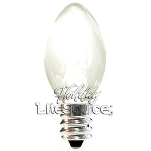 Twinkle (Blinking) C7 Clear Light Bulbs - 7 Watt - 5 Bulbs Twinkle (Blinking) C7 Clear Light Bulbs - 7 Watt - 5 Bulbs