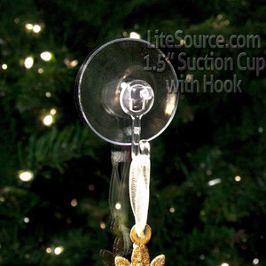 Suction Cup 1.5" W/ Hook 6pk