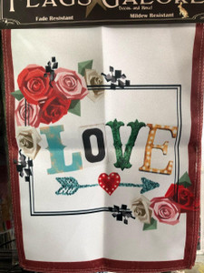 Flags Galore - Garden Flag - Love Flowers