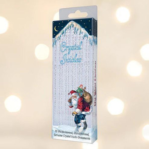 Old World 12 Crystal Icicles Ornament