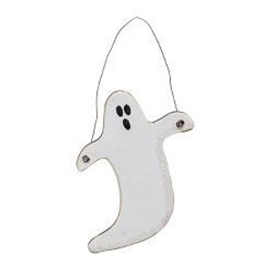 Ornament Ghost - Flat Wooden