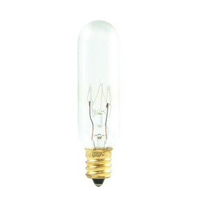Tubular Appliance Bulb - T6 25 Watt - Candelabra